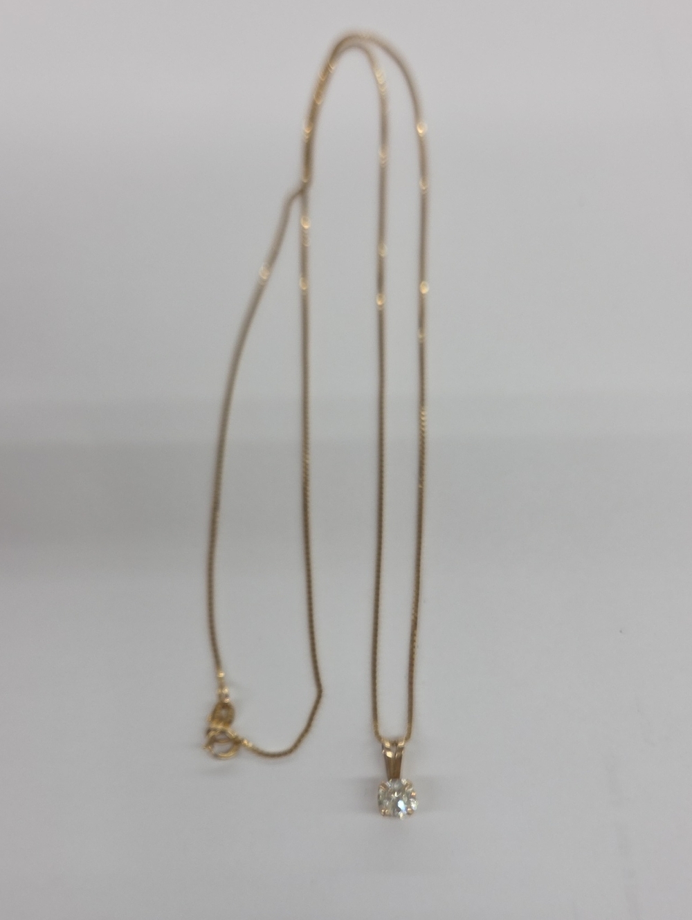 14k 10k Diamond Necklace